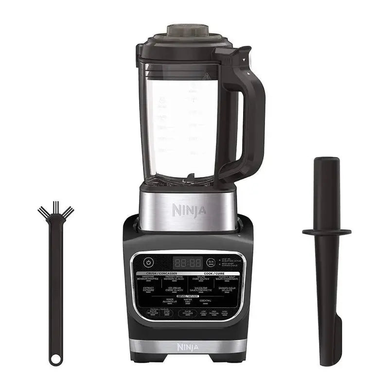 Ninja Foodi Cold & Hot Blender  64 oz Nonstick Glass Pitcher with 1400 Peak Watts for Smoothies and Hot Soups
