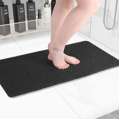 Non-Slip Shower Mat with Quick-Drain Texture and Secure Grip