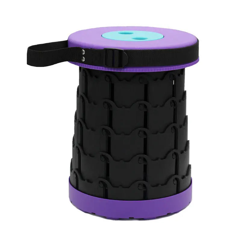 Compact Folding Stool with Enhanced Retractable Design