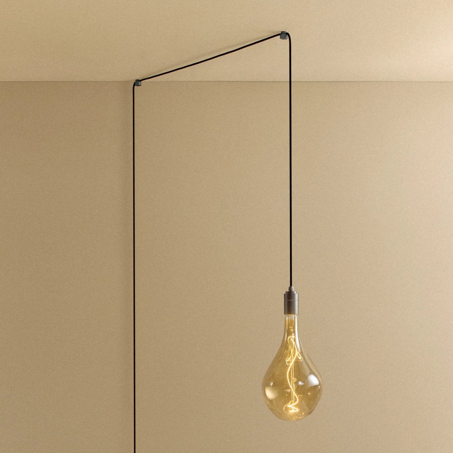 Voronoi III Plug-In Pendant in Graphite
