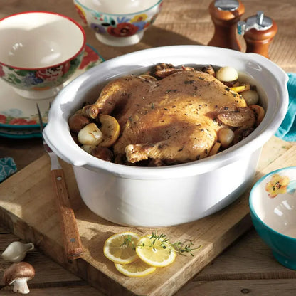 The Pioneer Woman 7-Qt Programmable Slow Cooker, Classic Charm by Hamilton Beach