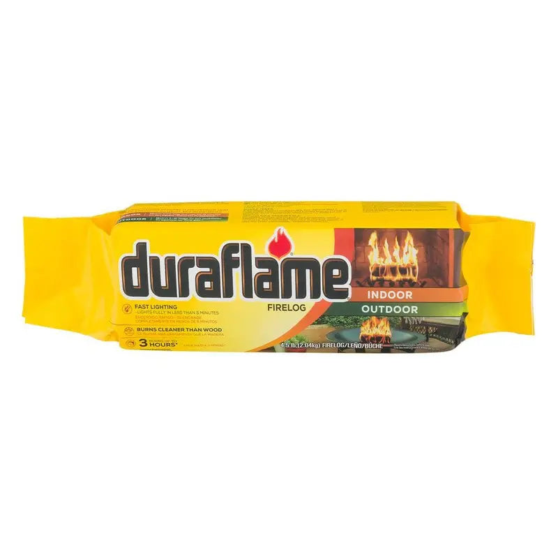 Duraflame 4.5 lb. Indoor/Outdoor Wax Firelogs (9-Pack), 3 Hour Burn 09405