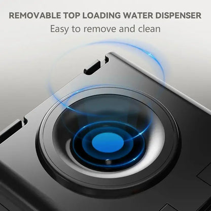 EUHOMY Dual-Temp Water Dispenser with Child-Safe Lock & Cold-Only Mode