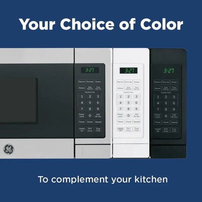 GE JEM3072DHWW Countertop Microwave Oven, 0.7 Cu Ft, White