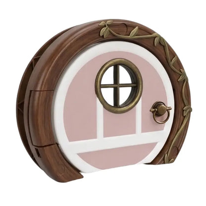 Locking Interior Cat Door with Flapless Magnetic Seal and Rotating Safety Knob