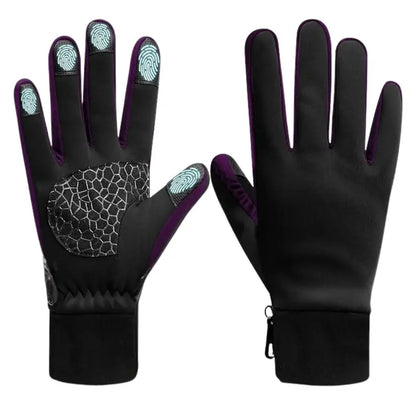 Winter Touchscreen Gloves  Insulated, Silicone-Grip Palm, Full-Finger Compatibility