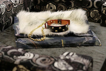 Couverture pour chat « Metis » Blue Ice - Tissu Jean-Paul Gaultier