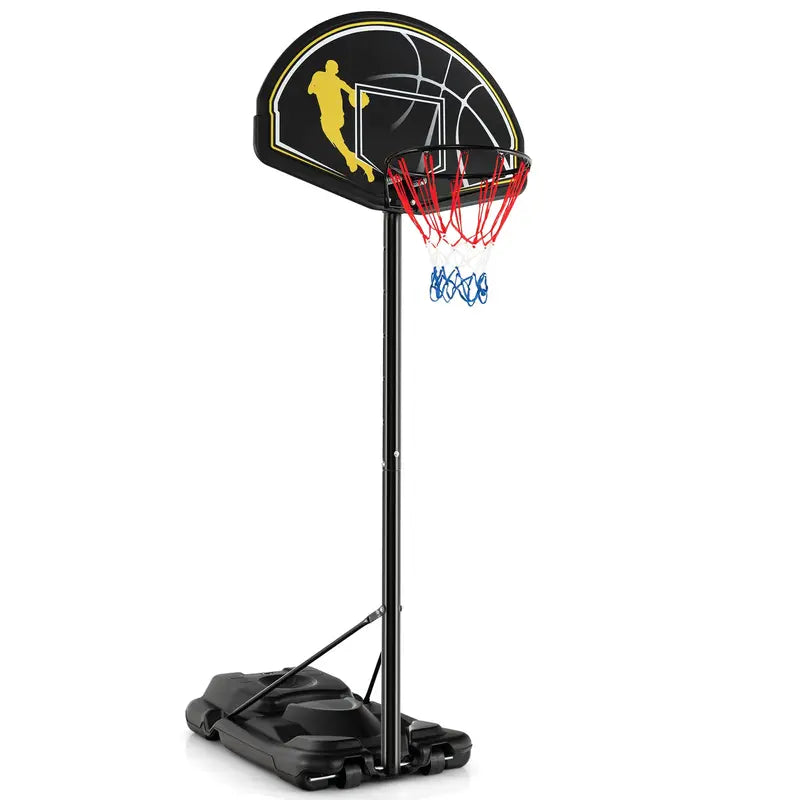 All-Environment Adjustable Basketball Hoop  12-Position Indoor/Outdoor Goal (4.2510 ft)