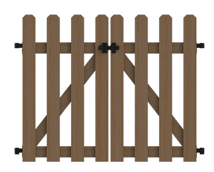 Yardlink Cedar Wood Fence Gate, 34 inch H x 44 inch W