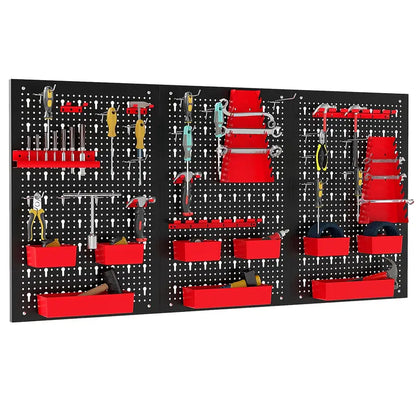 Heavy-Duty Utility Tool Storage Board  Modular Garage & Workshop Organizer Kit