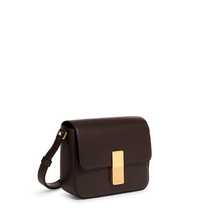 Mini Monceau - Cuir Box Chocolat