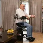 Heavy-Duty Rollator Walker for Seniors  Reinforced Steel Frame, Large Wheels, Adjustable Height & Seat