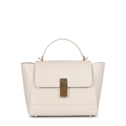 Marly - Cuir Box Blanc Cassé