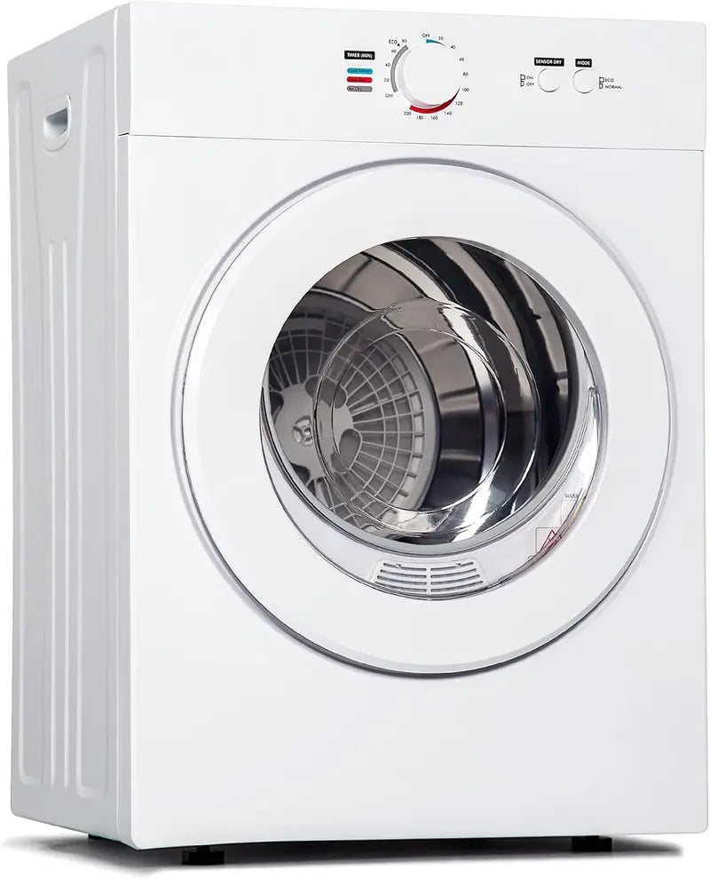 Euhomy 3.5 Cu.Ft Stainless Steel Tumble Dryer  1500W High-Performance Home Laundry Appliance