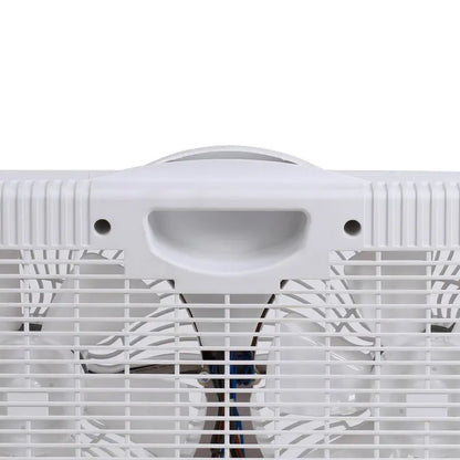 Genesis High Velocity 9-Inch Twin Fan with Adjustable Thermostat, Reversible Airflow, White