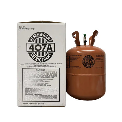 25 lb R407A Refrigerant  Zeotropic Blend for Low-Temperature Refrigeration Applications