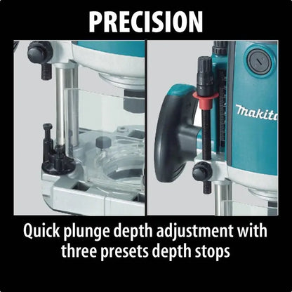 Makita 3-1/4 HP Plunge Router with Variable Speed RP2301FC from Makita