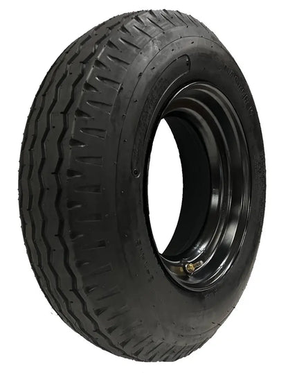 2-Pk Mounted Trailer Tire Rim Homaster 8-14.5 LRG 14.5 in. Demountable Rim Wheel