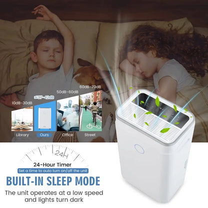 60-Pint High-Capacity Dehumidifier for Spaces up to 4000 Sq. Ft  Digital Display & Large Tank