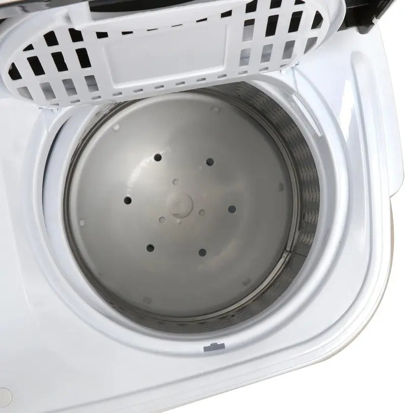 Compact Portable Twin-Tub Washer & Spin Dryer  13-lb Capacity, Lightweight Mini Washing Machine Ideal for Dorms, Apartments, RVs, and Small Households