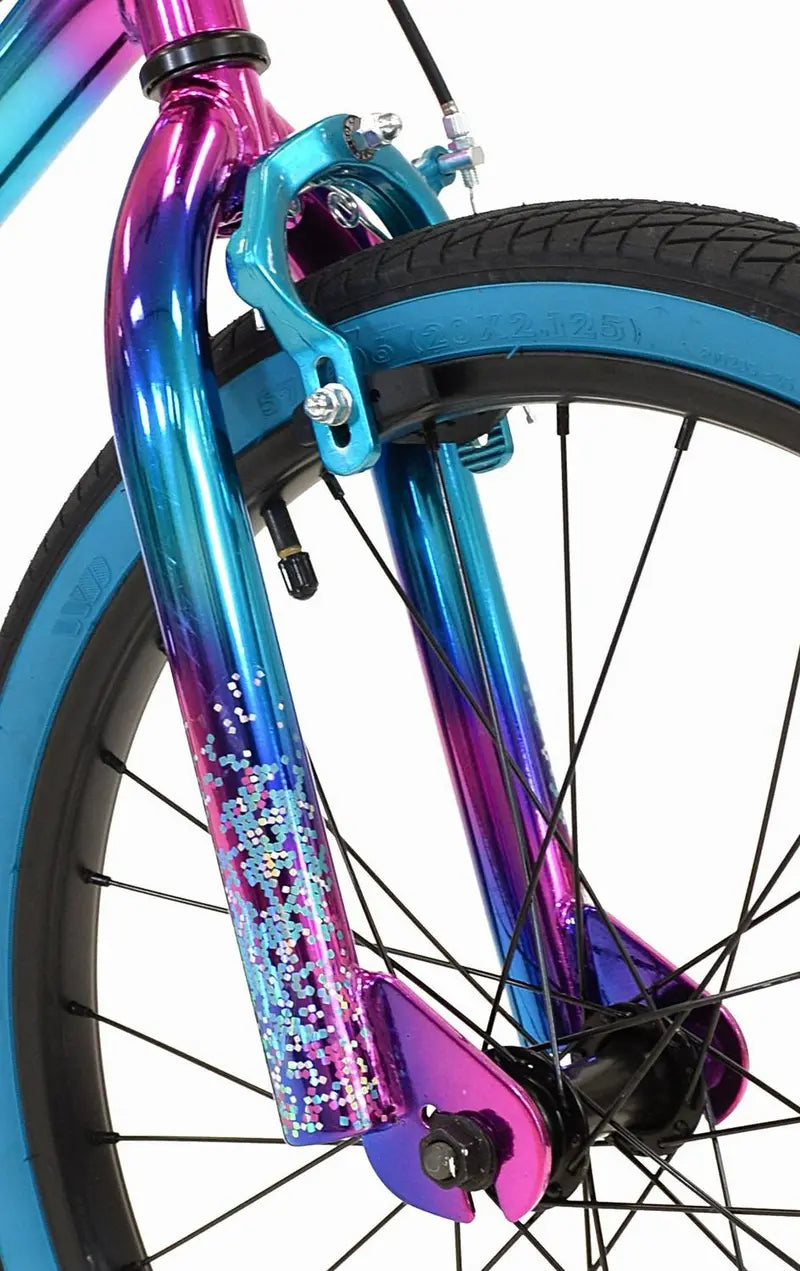 Genesis Illusion 20-Inch Girls’ Bike  Blue and Purple Colorway