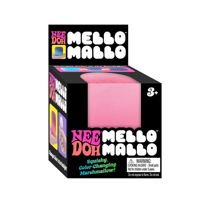 NeeDoh Mello Mallo  Marshmallow-Style Soft & Bouncy Sensory Toy