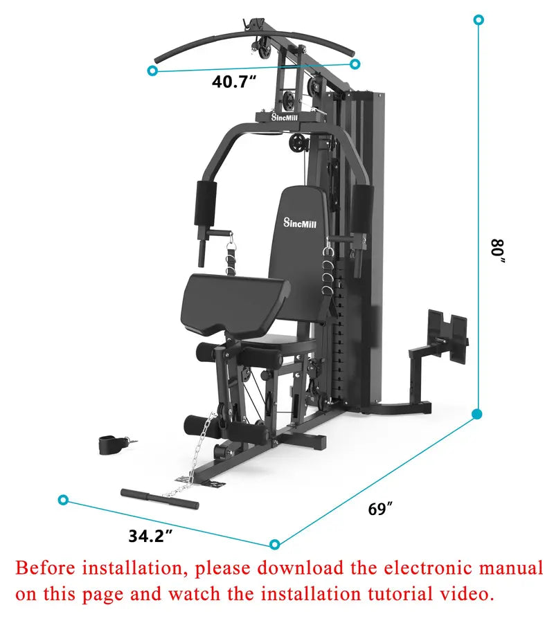 Home Gym SCM-1148L  148-Pound Full-Body Home Workout Station