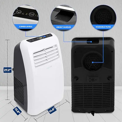 SereneLife 3-in-1 Portable AC Unit  Air Conditioner, Dehumidifier, and Fan for Medium Rooms