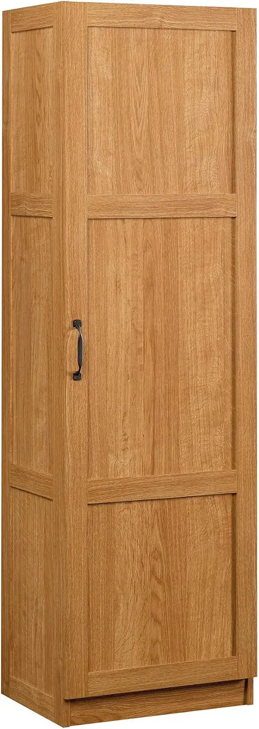 Sauder Highland Oak Pantry Cabinet for Kitchen or Utility Storage
