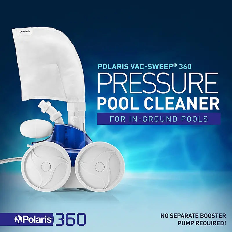 Polaris Vac-Sweep 360 In-Ground Pressure-Side Pool Cleaner with Triple-Jet Propulsion