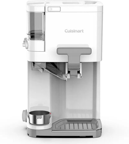 Cuisinart ICE-48 Soft Serve Ice Cream Maker  1.5-Quart Home Ice Cream Machine for Frozen Yogurt, Gelato, Sorbet & Refreshing Drinks