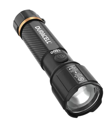 Duracell Hybrid LED Flashlight  1500-Lumen Rechargeable Light, 4-Pack with USB Charging