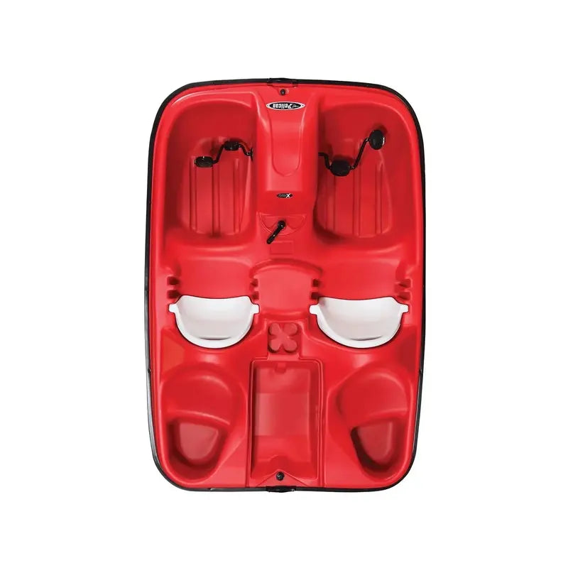 Pelican Monaco 5-Seat Pedal Boat  Adjustable Seating, Red & White Design