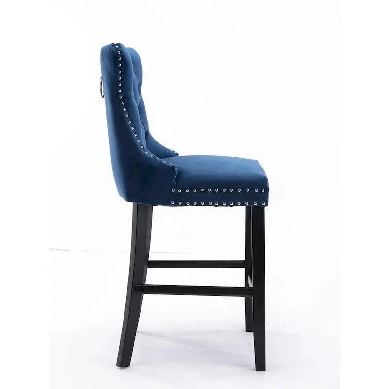 Leisure Style Bar Stools  Set of 2 Contemporary Counter-Height Chairs