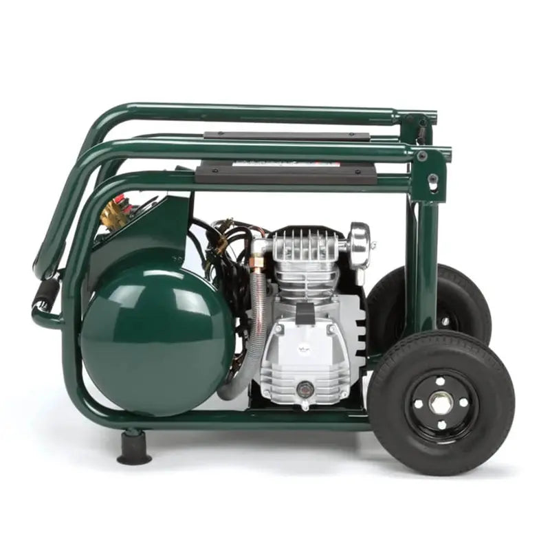 5.3-Gallon Portable Electric Tire Inflator & Air Compressor  Wheeled 120 PSI Unit for Automotive and Workshop Use