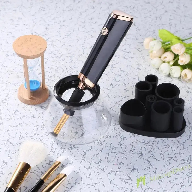 Wrinse™ Electric Makeup Brush Cleaner & Spin Dryer with 8 Attachments, Cordless Design
