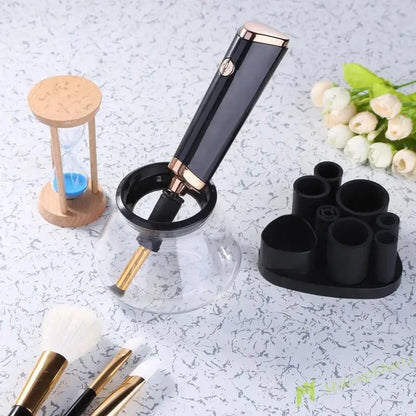 Wrinse™ Electric Makeup Brush Cleaner & Spin Dryer with 8 Attachments, Cordless Design