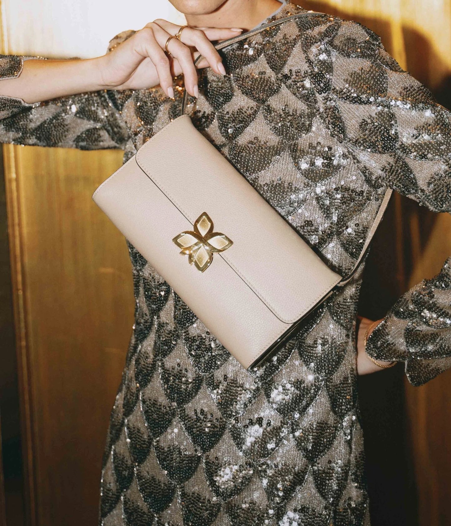 Hortensia Clutch | Sable