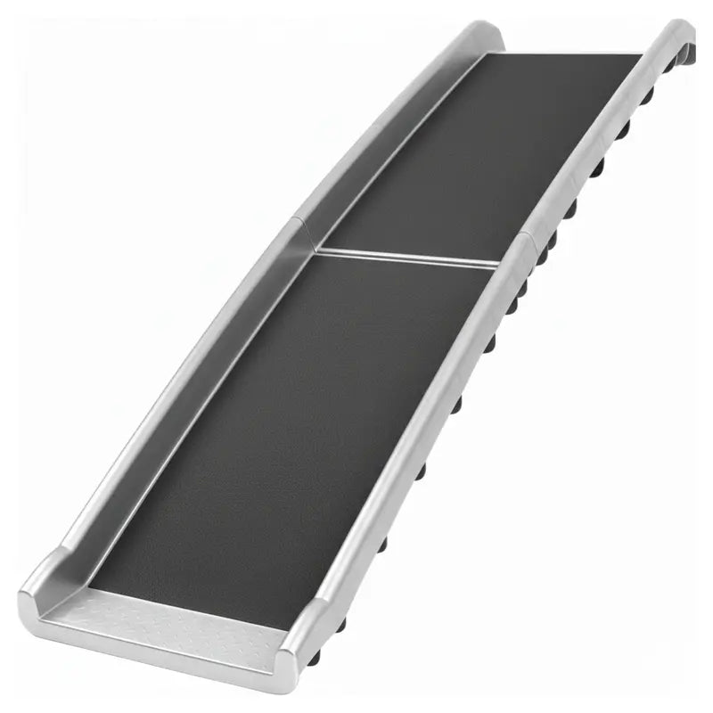 Folding Aluminum Dog Car Ramp with Side Rails for Safe Vehicle Entry