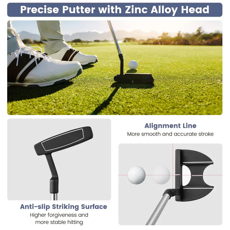 Complete Beginner-Friendly Golf Club Set for Adult Men