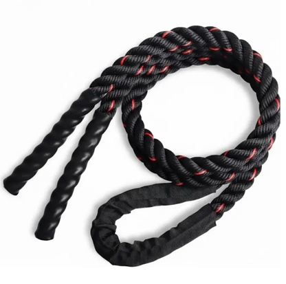 Adjustable Weighted Jump Rope (2.85 lb) for Fitness Training