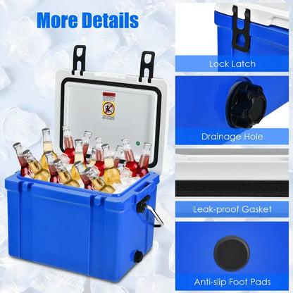 High-Performance Camping Cooler  26/58/79-Quart Options with 4-Day Ice Retention