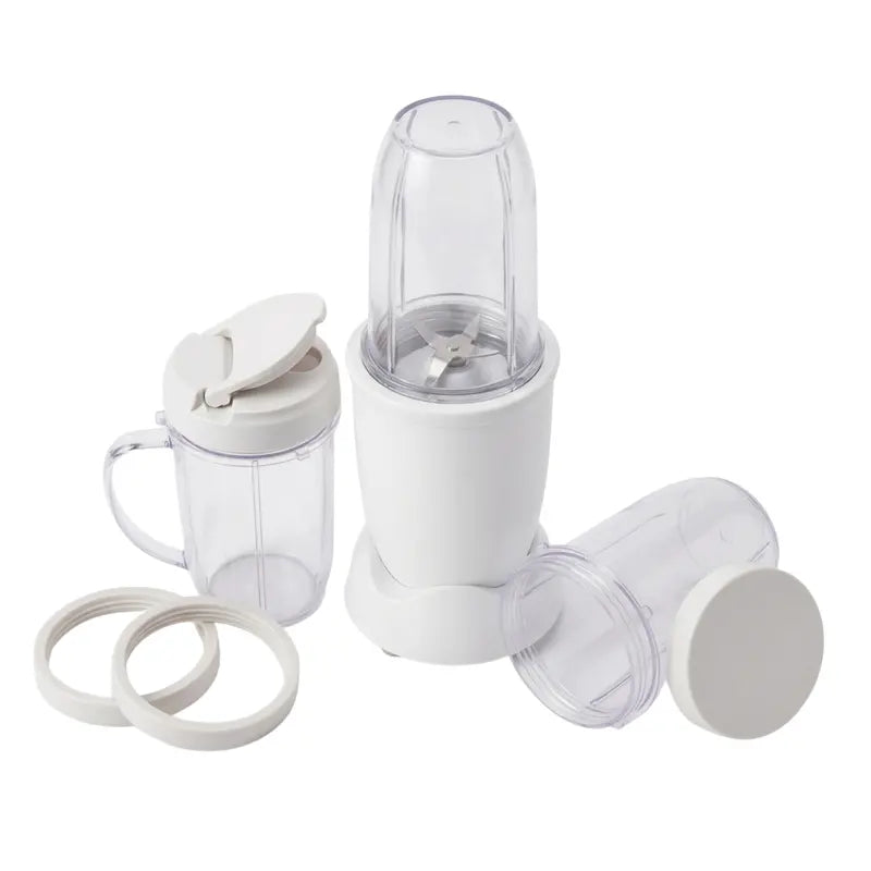All-in-One Blender System for Smoothies, Sauces, and Purees — Includes 3 Cups and Food Processor Attachment