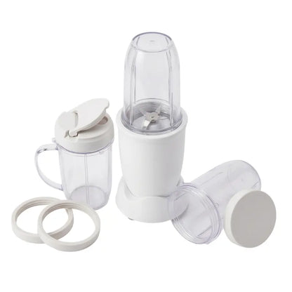 All-in-One Blender System for Smoothies, Sauces, and Purees — Includes 3 Cups and Food Processor Attachment