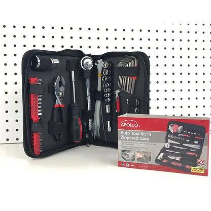 Apollo Auto Tool Set in Zipper Case (56-Piece) DT9774