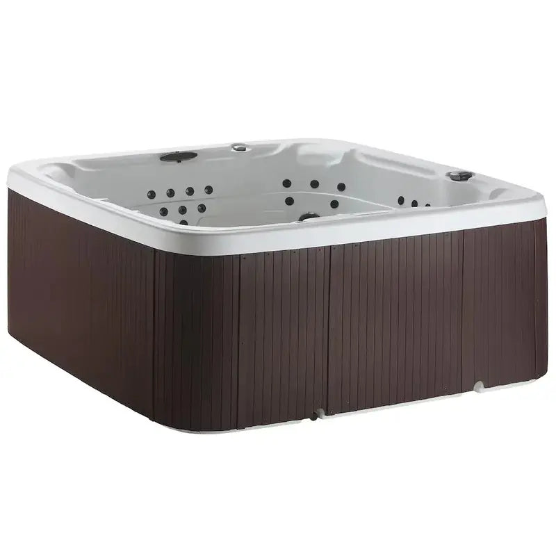 Lifesmart LS700DX 7-Person Hot Tub  230V Square Spa with 90 Jets & Ozonator System