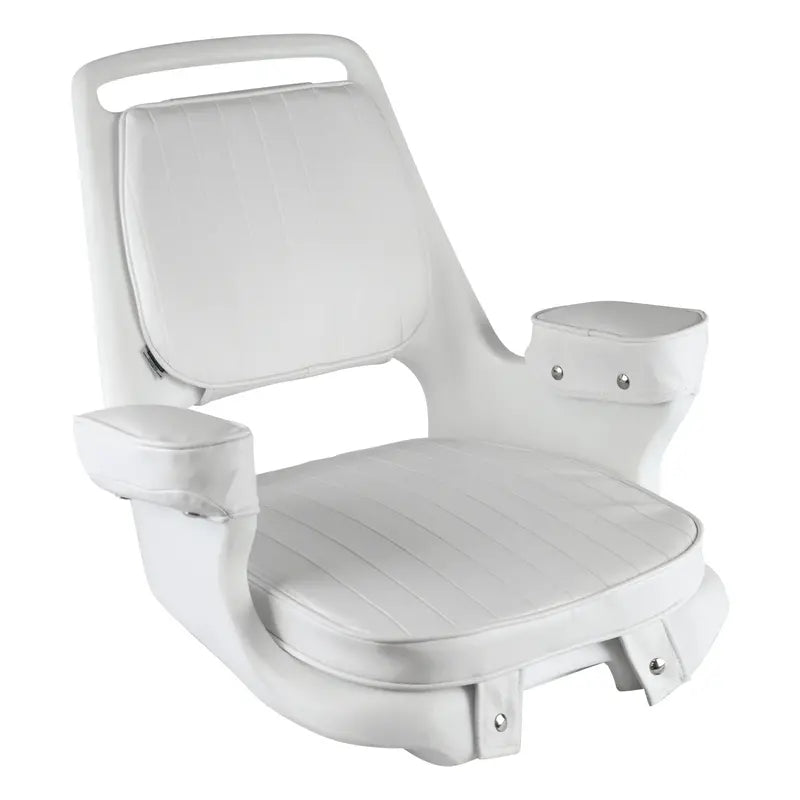 Wise Captain’s Chair Boat Seat  8WD1007-3-710 Model with Cushion Set and Mounting Plate