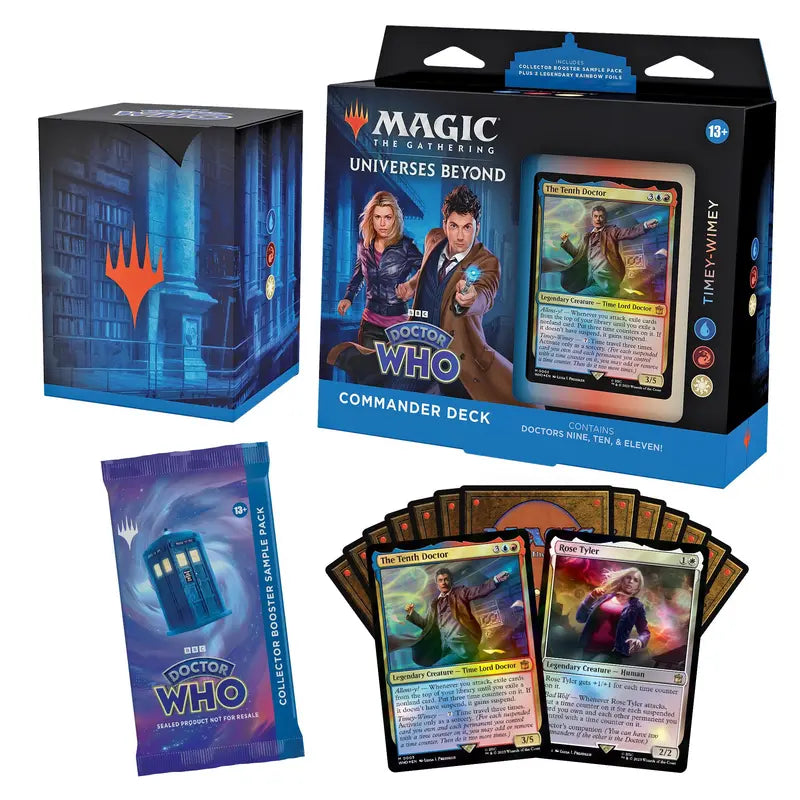 Magic: The Gathering Doctor Commander Deck Bundle  Preconstructed MTG Strategy Set