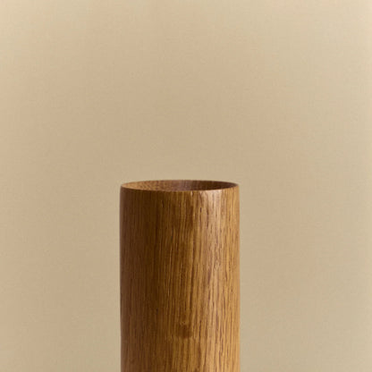 Knuckle Table Lamp in Oak + Oval