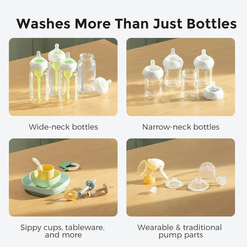 All-in-One Baby Bottle Sterilizer, Washer & Dryer  For Bottles, Pump Parts, and Infant Essentials